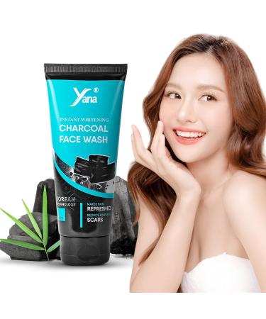 Yana Cosmetics Yana Mens Face Wash with Activated Charcoal Skin Facial Cleanser