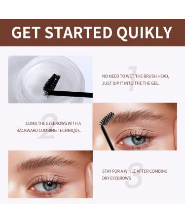 MAKETOPYZN Eyebrow Styling Soap for Fluffy Brows - Waterproof Brow Gel with Brush | Eyebrow Makeup Balm - Buy Online on GoSupps.com