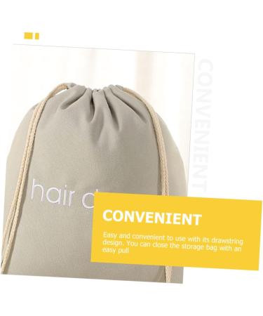 BIUDECO 4pcs Hair Dryer Storage Bag Hair Dryer Receive Bag Drawstring Hair Dryer Bags Portable Bags Cloth Bag Cosmetic Bags Hair Dryer Travel Bag Hair Blower Bag Hair Dryer Organizer Bag 33.00X30.00X0.50CM Light Grey - Buy Online on GoSupps.com