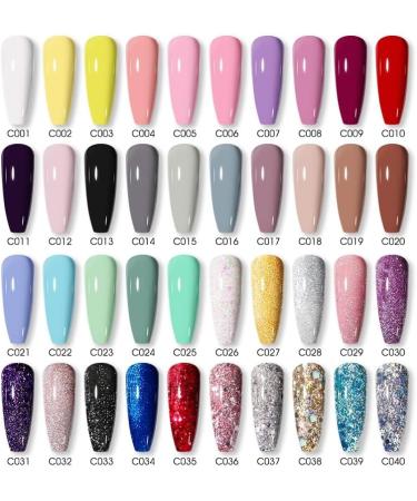 15ML Gel Polish Hybrid Varnishes Nail Manicure UV LED Gel Semi Permanent Nails Soak Off Gel Lacquer Base Top Coat - (Color: 15ml-SLH-C038) - Buy Online on GoSupps.com