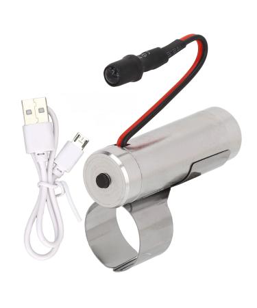 Ear Wax Remover Adjustable Lighting Angle Led Thumb Lamp Ear Cleaner Tool Ear Pick Earwax Cleaning Lights Usb Charging Ear Wax Removal Accessories Stainless Steel Ear Pick Thumb Light for Ear Picking