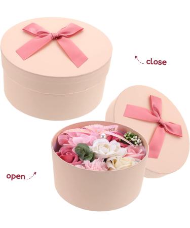 Ipetboom 1 Box Preserved Flower Decoration Christmas Decorations Artificial Wedding Bouquet Scented Carnation Flower Mom Gifts Wedding Decoration Soap Flower Soap Rose 16.2X16.2X8.2CM Pink1 - Buy Online on GoSupps.com