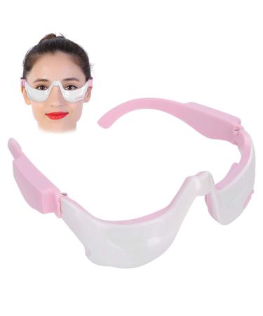 Eye Massager Electric Eye Massager Dark Circles Fatigue Relief EMS Microcurrent Eye Massage Machine for Dark Circles Eye Bags Puffiness Eye(White)