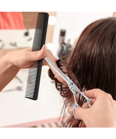 Professional Hair Cutting Scissors & Thinning Shears Kit - 6.5 Grooming Set for Men, Women & Pets with Comb & Case - Buy Online on GoSupps.com