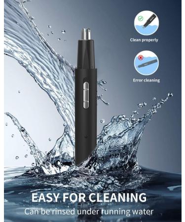 2024 Rechargeable Nose Hair Trimmer for Men & Women - 3 in 1 Painless Eyebrow & Facial Hair Trimmer with Dual-Edge Blades & Powerful Motor - Easy Ear & Beard Grooming - Buy Online on GoSupps.com