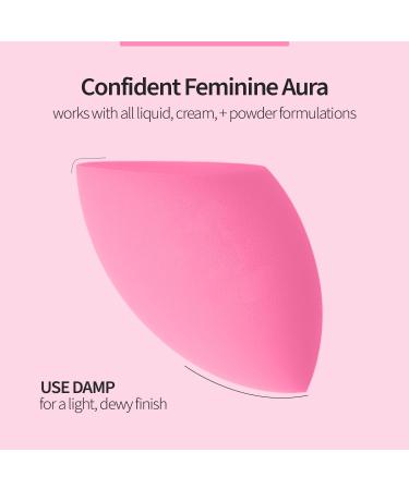 ZeeAura Beauty Blender Pack of 4 - Latex-Free Makeup Sponges Soft & Flexible Multi-Colored with Storage Box - Ideal for Flawless Application - Buy Online on GoSupps.com