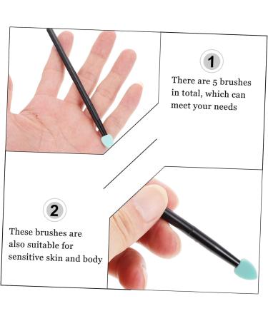 Beavorty Makeup Eyeshadow 5 Pcs Eyeshadow brush disposable makeup eye shadow applicator creative makeup lips Glitter Eyeshadow - Buy Online on GoSupps.com