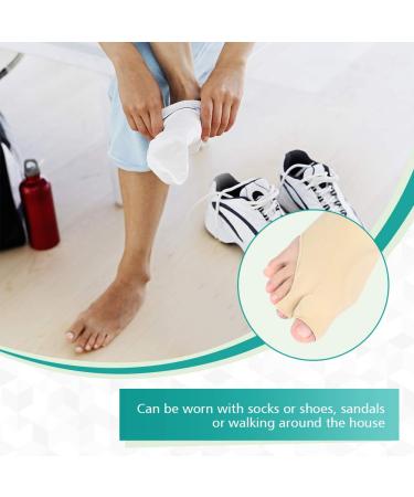 Hallux Valgus Toe Spreader Bandage - Bunion Sleeve Separator with Gel-Pad for Pain Relief | Day & Night Bunion Sock for Hammer Toe & Bale Toes - Buy Online on GoSupps.com