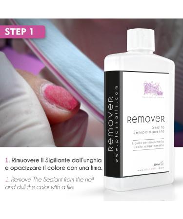 Gel nail polish remover pure Acetone 100 ml - Professional nail liquid Ideal for Gel Nail Polish and Nail Polish - Remove and Dissolve Gel polish on nails - Buy Online on GoSupps.com