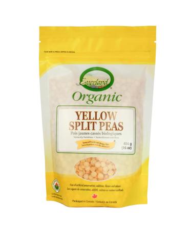 Everland Organic Yellow Split Peas 454gm