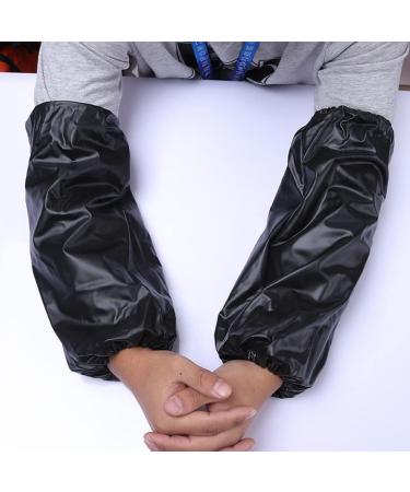 Waterproof Arm Sleeves Covers - PVC Oil-Tight Forearm Protectors for Kitchen Cleaning Painting & Dog Care - 1 Pair - Buy Online on GoSupps.com