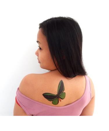 12 Sheets Large Butterfly Temporary Tattoos by Butterfly Utopia - 12 Count Pack - Buy Online on GoSupps.com
