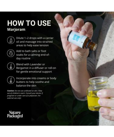 Marjoram Essential Oil - Aceite de Mejorana Direct from Egypt for Massage & Aromatherapy | Premium Therapeutic Grade (2lbs) Marjoram 32 Fl Oz (Pack of 1) - Buy Online on GoSupps.com