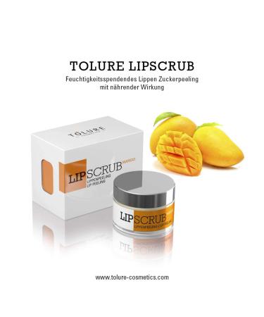 Tolure Cosmetics Mango Lip Scrub - 15ml | Best Lip Care Exfoliator for Smooth Soft Lips | Shop Internationally - Buy Online on GoSupps.com