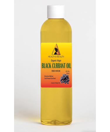 Black Currant Seed Oil Organic 15% GLA Cold Pressed Premium Fresh 100% Pure 4 oz 118 ml - Buy Online on GoSupps.com