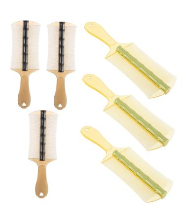 Peignes Poux Double Face 6 Pi ces Manche Ergonomique Peigne Plastique pais Dents Fines pour Cuir Chevelu Pellicules Toilettage Gar on et Filles Adultes Usage Domestique