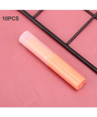 Sonew 10 Macaron Frosted Empty Lipstick Tubes - Slim Lip Balm & Lip Gloss Containers for DIY Makeup (06# Orange) | International Shipping - Buy Online on GoSupps.com