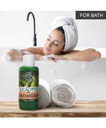 Buy Eucalyptus Essential Oil Bath Foam - 34 Fl Oz | Relaxing Aromatherapy for Good Sleep & Spa Experience - Buy Online on GoSupps.com