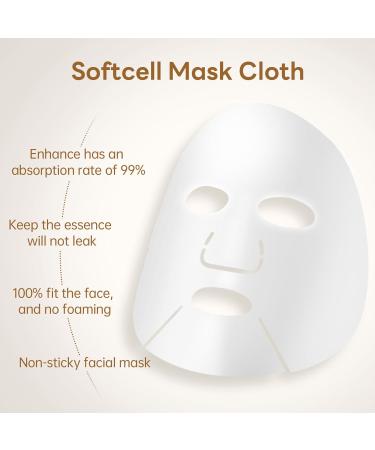 Hydrating Boost Real Deep Mask - Soothing Sheet Masks for Sensitive Skin | Moist-7 Hyaluronic Acid | Pore Minimizing & Brightening | Korean Skin Care - 15 Tablets - Buy Online on GoSupps.com