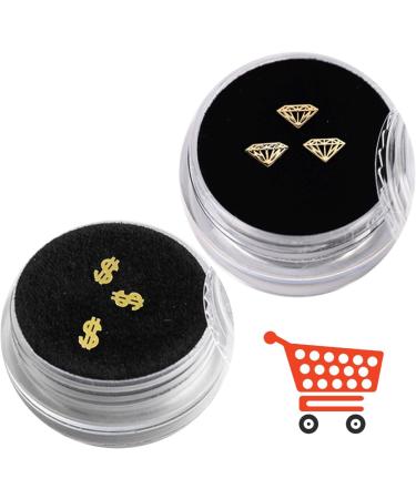 Buy 18K Tooth Gems Starter Kit - Ultrathin Teeth Jewelry with 9 Boxes (3-5mm) | Professional Cross Tooth Gems for Ultimate Shine - Buy Online on GoSupps.com