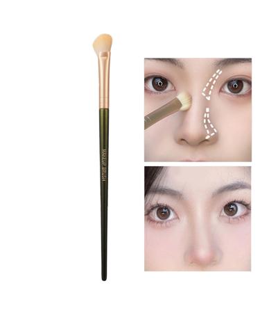 Eye Shadow Brush - Half-Fan Shape Concealer Brush Under Eye | Powder Brush Side Shadow Smudge Evenly Bevel for All Skin Types Most Sensitive Frifer