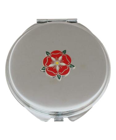 Lancashire Red Rose Compact Mirror Handbag Gift With Free Engraving 494