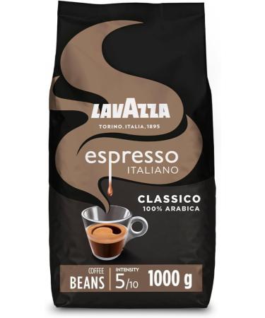 Lavazza Espresso Italiano Classico Coffee Beans 1 kg Pack of 6