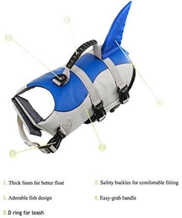 Xiaoyu Adjustable Dog Life Jacket - Water Safety Vest for Pets - Pink Swimming Clothes for Pool Beach & Boat Rides - Size L - Buy Online on GoSupps.com
