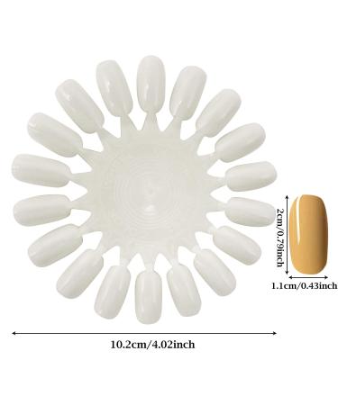 Honbay 20PCS Plastic False Nail Swatches Wheels - Manicure Color Display Wheel - Buy Online on GoSupps.com