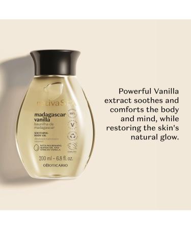 Nativa SPA Madagascar Vanilla Body Oil - Hydrating and Brightening Fragranced Oil 6.8 oz - Buy Online on GoSupps.com