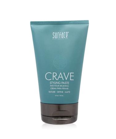 Surface Hair Crave Styling Paste Vegan and Paraben-Free Texture and Definition Matte-Finish 4 Fl Oz