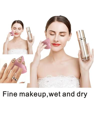 6 pieces of velvet triangle powder puff soft makeup powder puff used to mix and apply loose or compact powder makeup powder puff set makeup powder puff /72 (Color : Black skin) - Buy Online on GoSupps.com