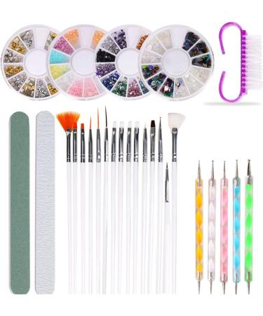 Design Practical Nail Art Brush Nail File High-Quality Materials Exquisite Fashion for Home Salon Shop - Buy Online on GoSupps.com