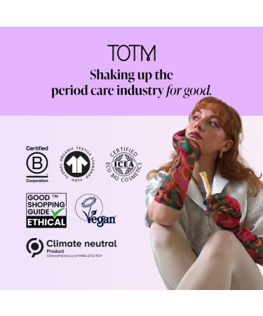 TOTM Super Applicator Tampons | Certified Organic Cotton | | Plastic-Free applicators & Wrappers | Naturally Soft Absorbent & Super Comfy | 6 Packs |84 tampons - Buy Online on GoSupps.com