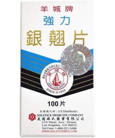 Solstice High Strength Yin Qiao Herbal Tablets - 100 Count - Upper Respiratory and Immune Support - Buy Online on GoSupps.com