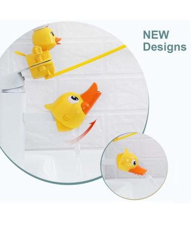 Children's Tap Extender - Yellow Duck Faucet Extension for Kids - Cartoon Water Accessory Set - Buy Online on GoSupps.com
