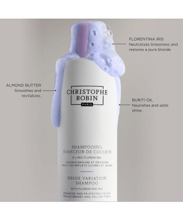 Christophe Robin Baby Blonde Toning Shampoo 250ml | Neutralizes Brassy Tones for Blonde Bleached & Highlighted Hair - International Shipping - Buy Online on GoSupps.com