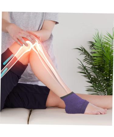 Ipetboom 5 Pairs Moisturizing Socks Heel Socks Heel Sleeve Moisturizing Yoga Socks Dry Hard Cracked Skin Socks Gel Socks Spa Heel Anti-Crack Socks Tooth Gems Cotton Protector Foot Purple - Buy Online on GoSupps.com