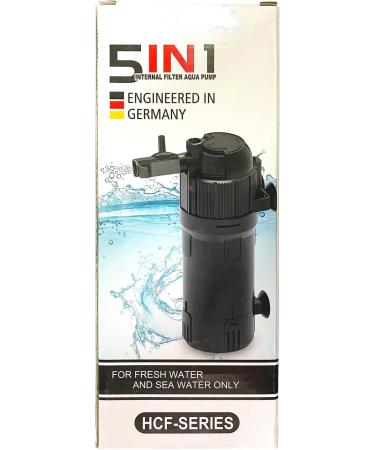 Forever Speed 5-in-1 Aquarium Filter with 3W UV - Adjustable Flow Pump 400L/h for 40-120L Aquariums - International Shipping Available - Buy Online on GoSupps.com