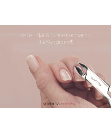 Suvorna 4.5 Professional Cuticle Trimmer - Japanese Steel Cuticle Scissor for Perfect Nail Care - Manicure & Pedicure Beauty Tool with Safety Lock - Buy Online on GoSupps.com
