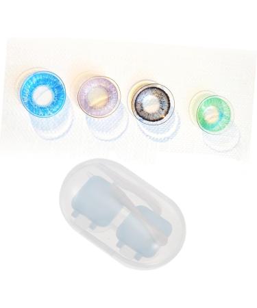 Buy Lurrose 5-Compartment Push Glasses Case | Travel Contact Lens Container & Silicone Frame | Sweet Design for Eyewear - Buy Online on GoSupps.com