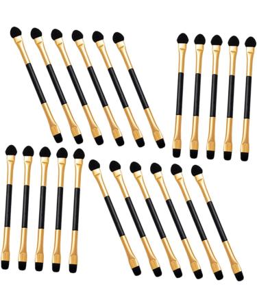 Hemoton 40 Pcs Double Ended Eyeshadow Brush Eyeshadow Makeup Brush Small Eyeshadow Brush Eye Shadow Brush for Makeup Eye Brush for Makeup Precision Eye Shadow Brush Makeup Eyeshadow Brush 12.50X0.50X0.50CMx2pcs Goldenx2pcs - Buy Online on GoSupps.com