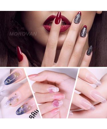 Morovan 4 oz. Monomer Acrylic Nail Liquid - Non-Yellow Nail Extension & Nail Art Fluid - Buy Online on GoSupps.com