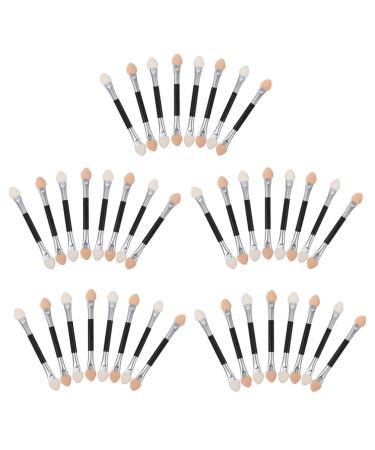 Healifty Makeup Sponge Set Eye Makeup 40pcs Eyeshadow Double Ended Eye Shadow Sponge Eyeshadow Makeup Applicator Dual Ended Makeup Brush Womens Makeup Set