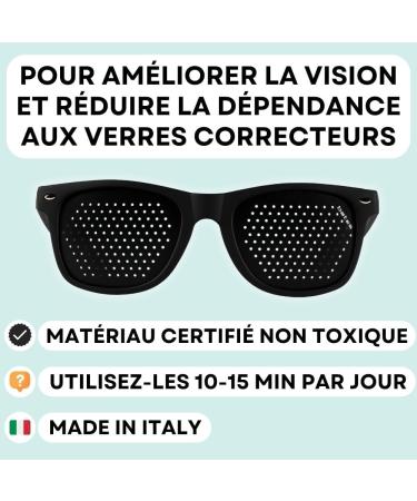 BATES - Stenope Glasses Made in Italy Stenopeic Grid Glasses for Men and Women Resting Glasses Available in - Buy Online on GoSupps.com