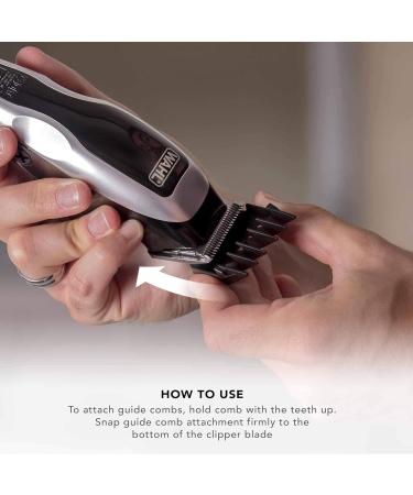 Wahl Plastic Comb Attachments Set of 8 for Multi Cut Clippers - Durable, Easy to Organize, Black - Buy Online on GoSupps.com