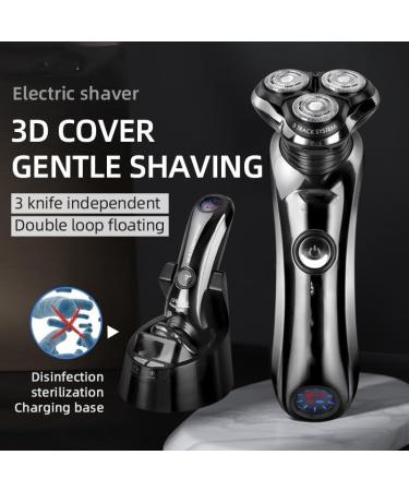 Head Shaver for Men - Waterproof 3D Rotary Electric Shaver | Fast Rechargeable with Intelligent Cleaning System - Buy Online on GoSupps.com