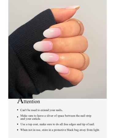  Wahrshei Wahrshei B Set of 26 Semi-Cured Gel Nail Stickers Rose Ombre - Buy Online on GoSupps.com