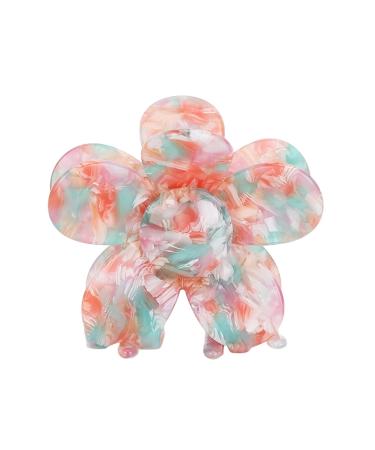 Fashionable Flower-Shaped Hair Clips for Women & Girls - Colorful Acetate Headgear - Buy Online on GoSupps.com