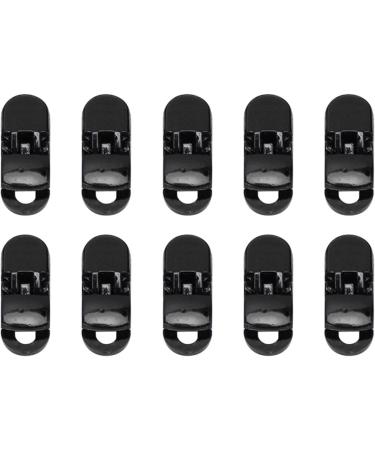 Hearing Aid Rope Clip - 10 Pack Quick-Assembly Strong Clamps for Hearing Aids (Black) - Versatile & Durable Replacement Solution - Buy Online on GoSupps.com